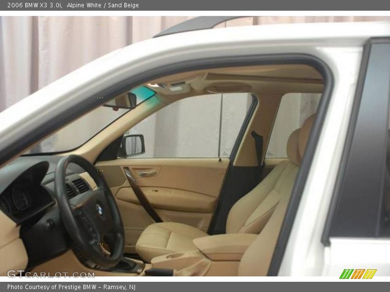 Alpine White / Sand Beige 2006 BMW X3 3.0i