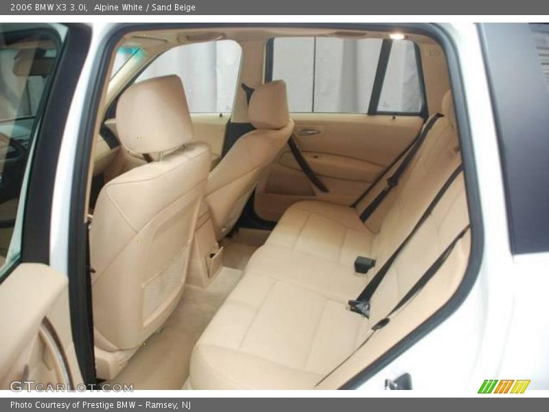 Alpine White / Sand Beige 2006 BMW X3 3.0i