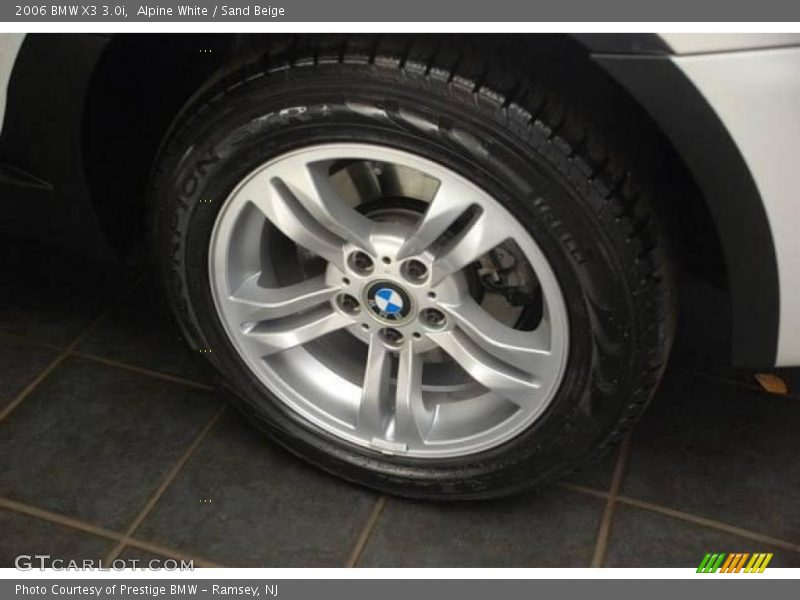 Alpine White / Sand Beige 2006 BMW X3 3.0i
