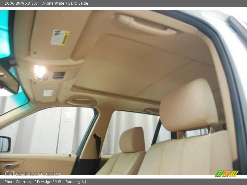 Alpine White / Sand Beige 2006 BMW X3 3.0i
