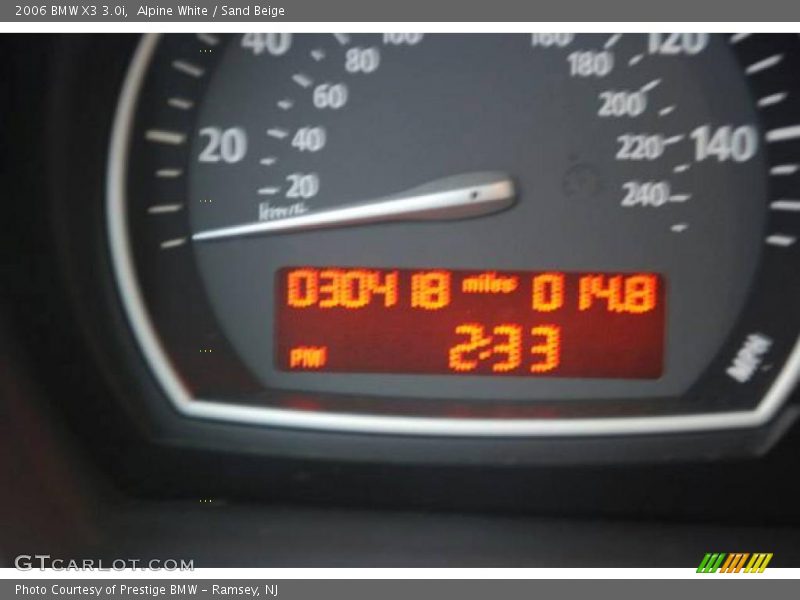 Alpine White / Sand Beige 2006 BMW X3 3.0i