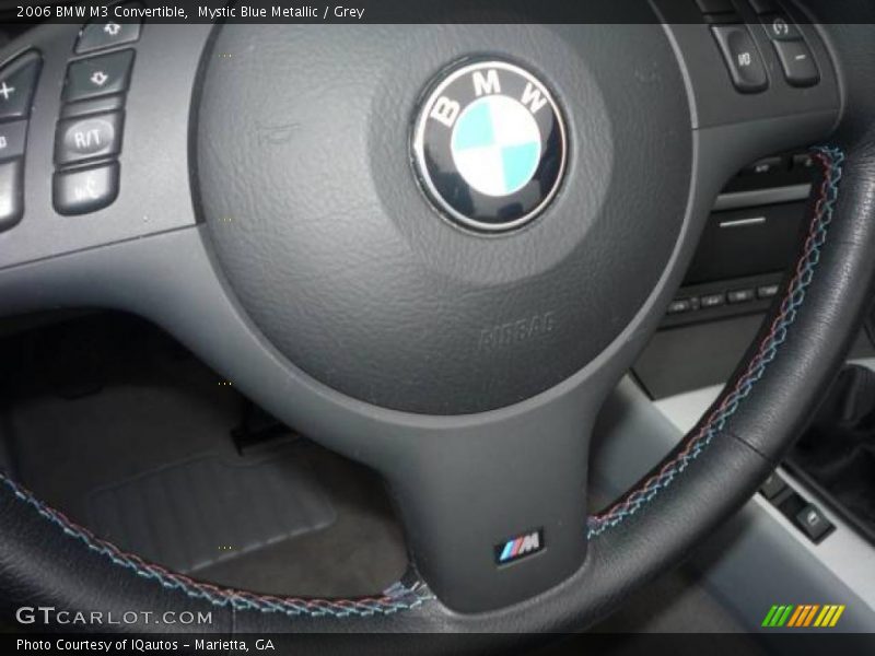 Mystic Blue Metallic / Grey 2006 BMW M3 Convertible