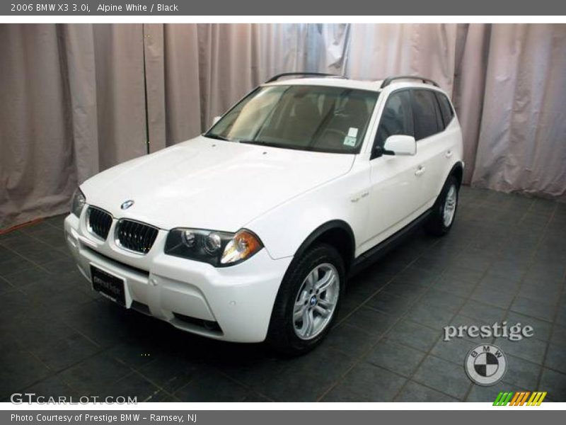 Alpine White / Black 2006 BMW X3 3.0i