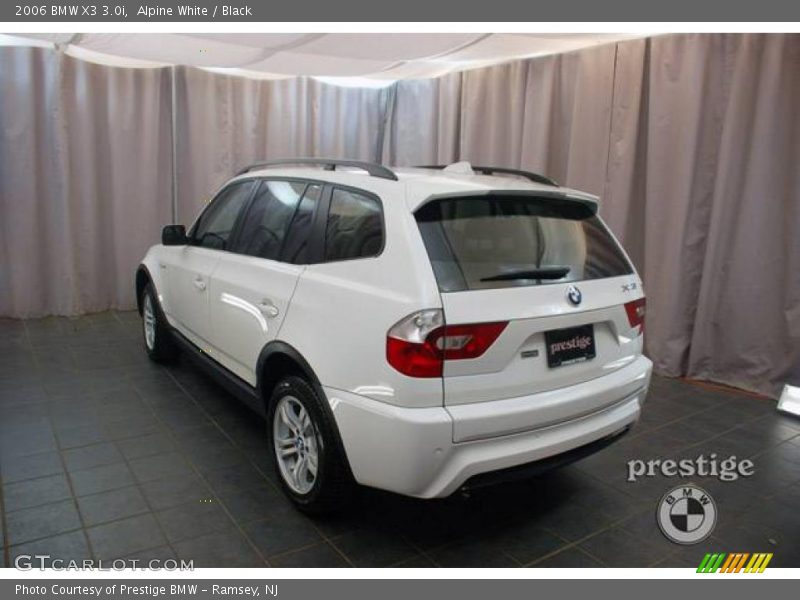 Alpine White / Black 2006 BMW X3 3.0i