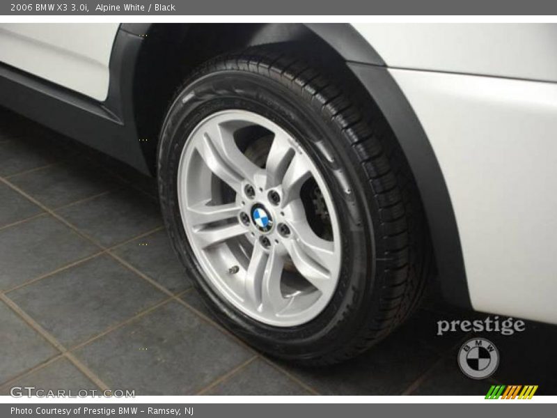 Alpine White / Black 2006 BMW X3 3.0i