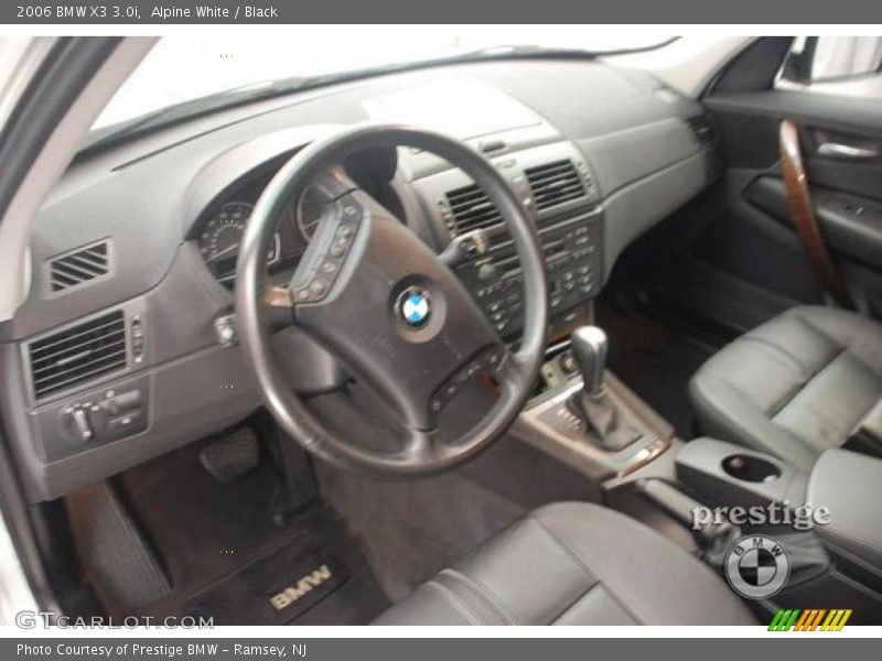 Alpine White / Black 2006 BMW X3 3.0i