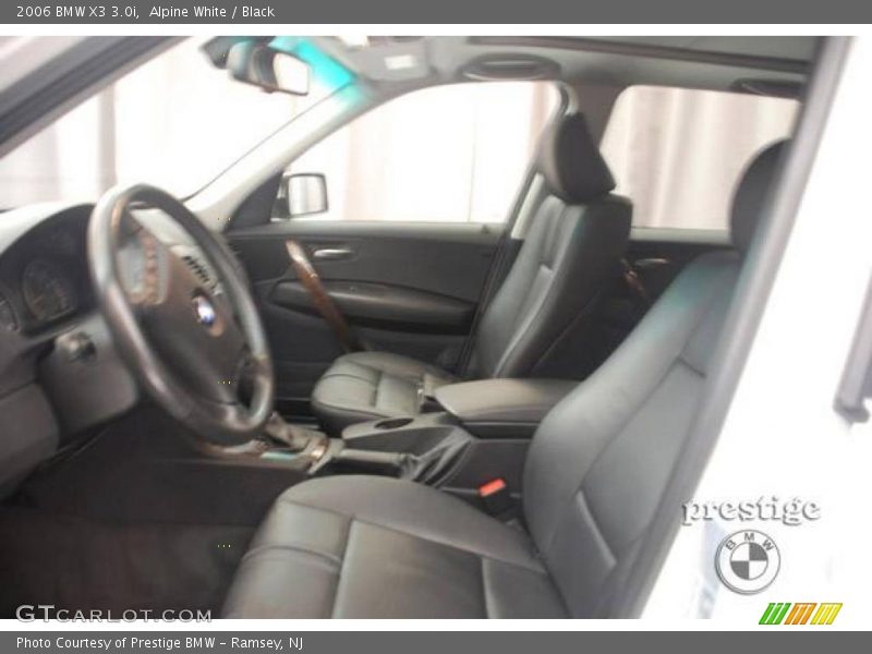 Alpine White / Black 2006 BMW X3 3.0i