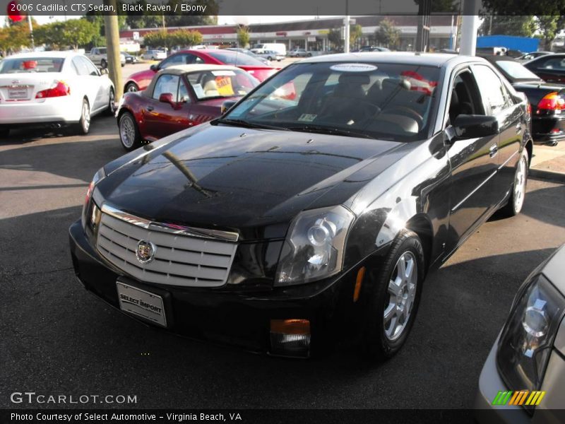 Black Raven / Ebony 2006 Cadillac CTS Sedan