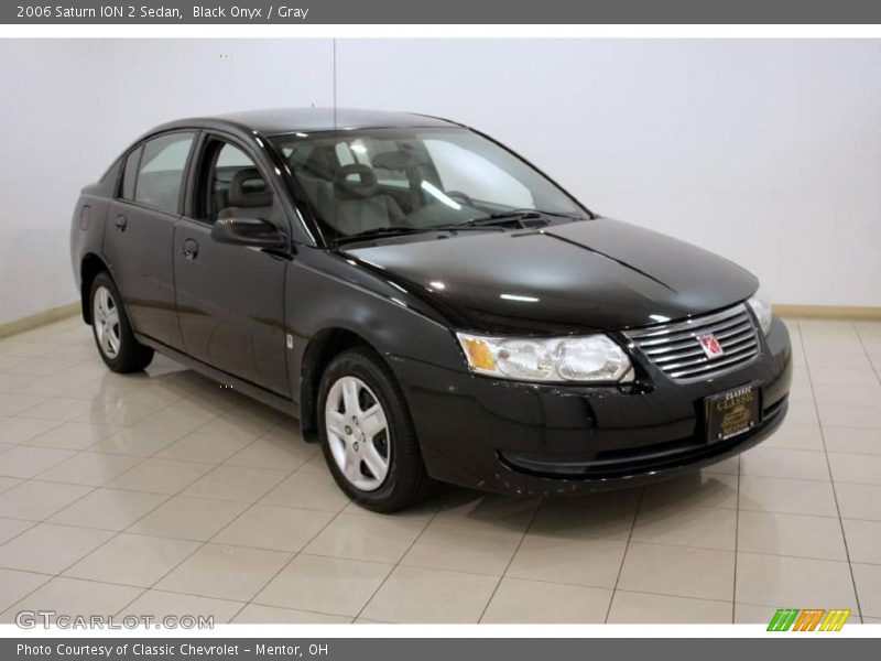 Black Onyx / Gray 2006 Saturn ION 2 Sedan