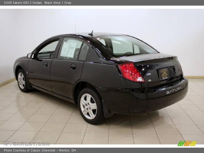 Black Onyx / Gray 2006 Saturn ION 2 Sedan