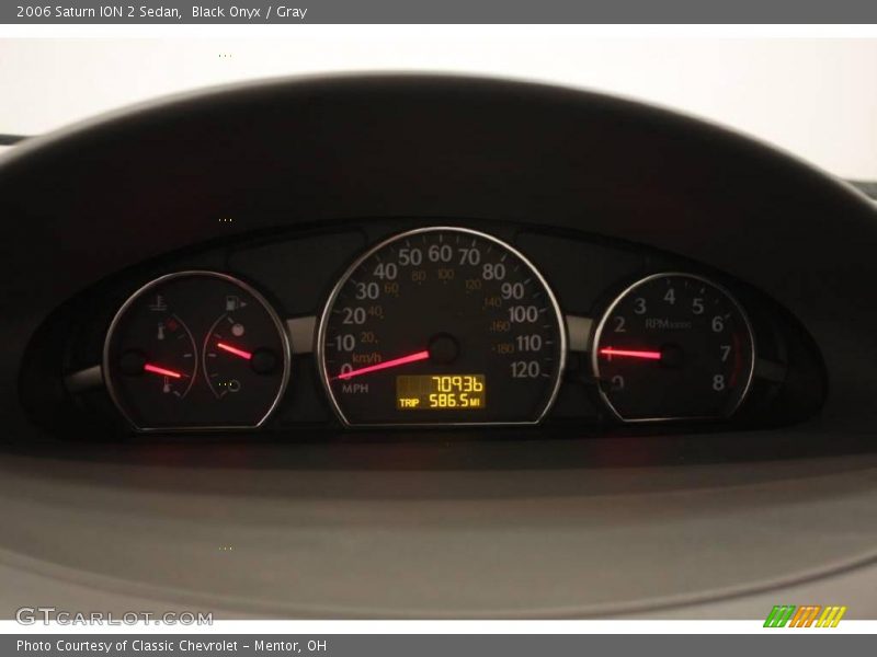 Black Onyx / Gray 2006 Saturn ION 2 Sedan