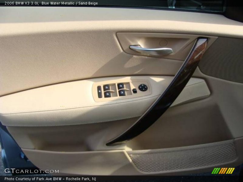 Blue Water Metallic / Sand Beige 2006 BMW X3 3.0i