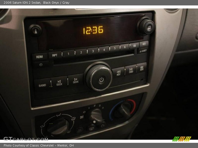 Black Onyx / Gray 2006 Saturn ION 2 Sedan