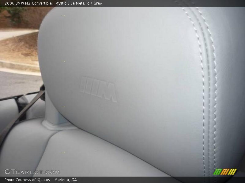 Mystic Blue Metallic / Grey 2006 BMW M3 Convertible