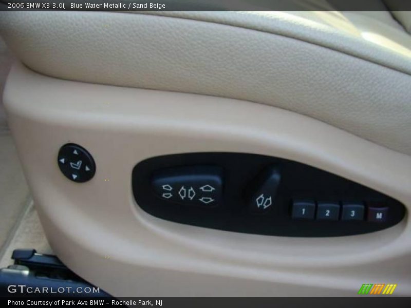 Blue Water Metallic / Sand Beige 2006 BMW X3 3.0i