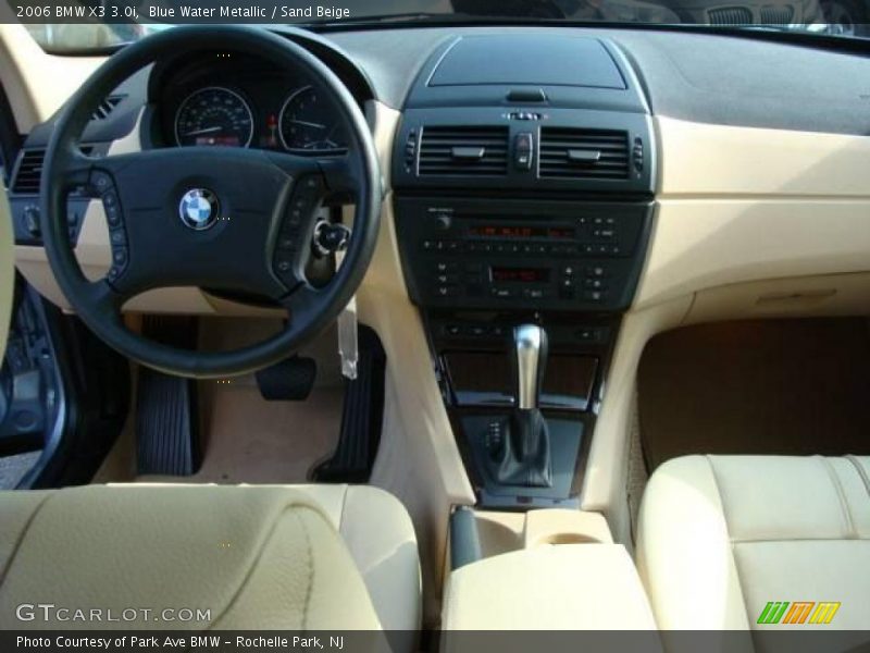 Blue Water Metallic / Sand Beige 2006 BMW X3 3.0i