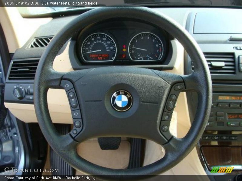 Blue Water Metallic / Sand Beige 2006 BMW X3 3.0i