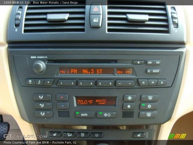 Blue Water Metallic / Sand Beige 2006 BMW X3 3.0i