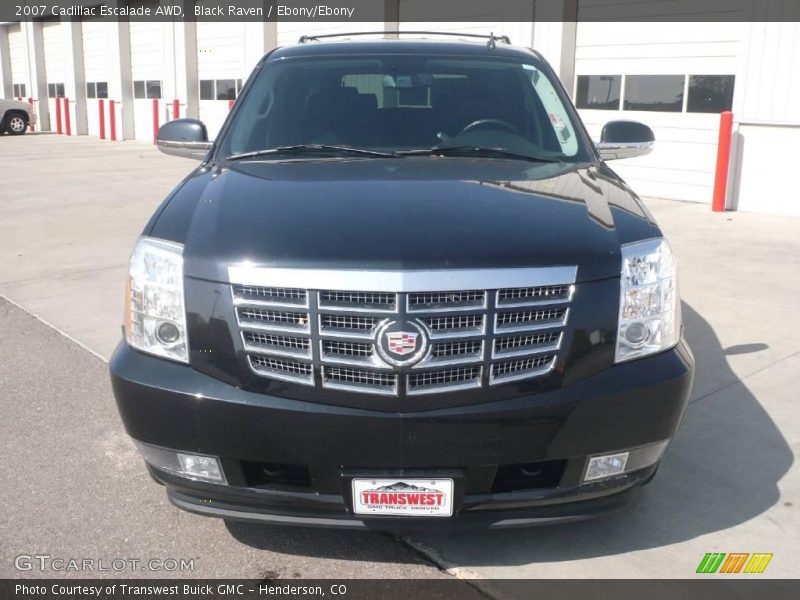 Black Raven / Ebony/Ebony 2007 Cadillac Escalade AWD