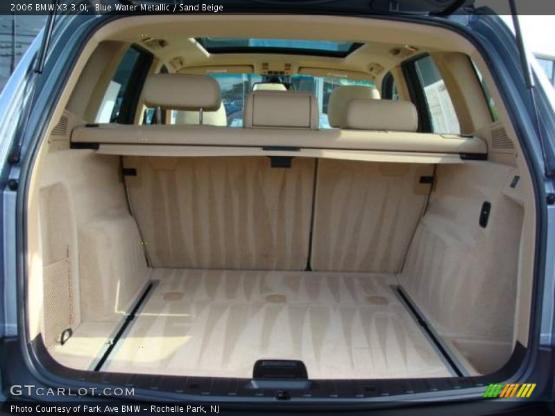 Blue Water Metallic / Sand Beige 2006 BMW X3 3.0i