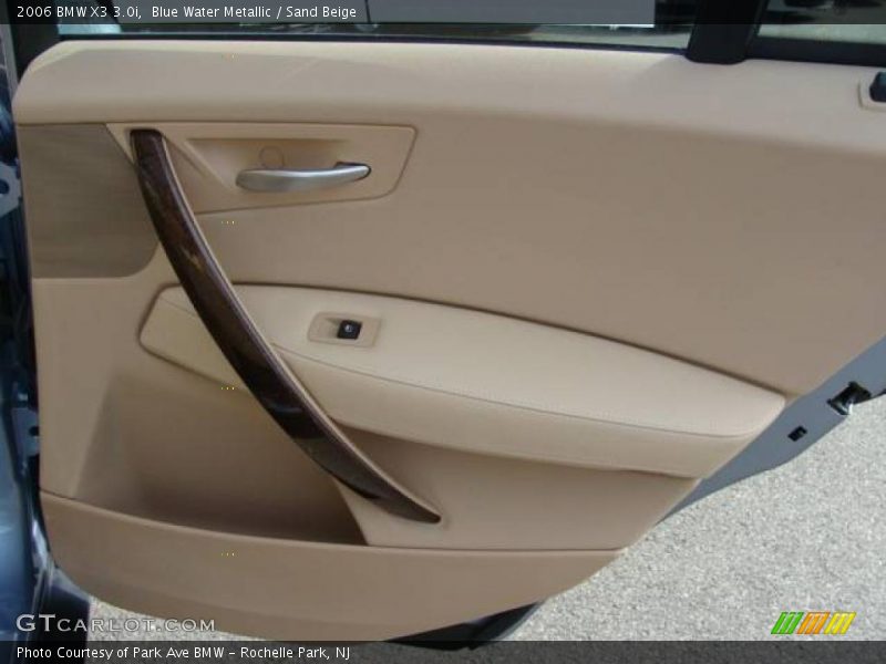 Blue Water Metallic / Sand Beige 2006 BMW X3 3.0i