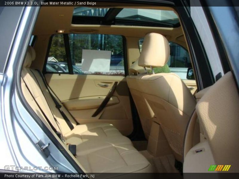 Blue Water Metallic / Sand Beige 2006 BMW X3 3.0i