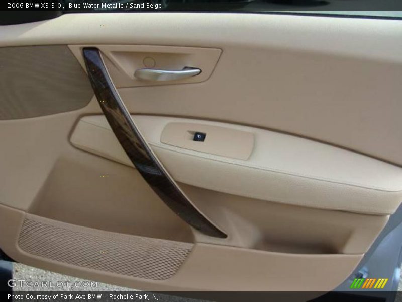 Blue Water Metallic / Sand Beige 2006 BMW X3 3.0i
