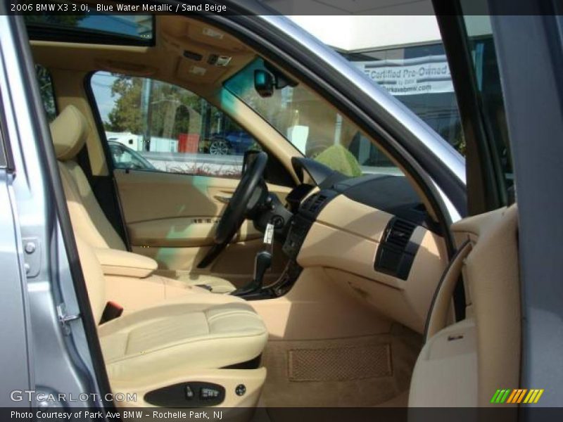 Blue Water Metallic / Sand Beige 2006 BMW X3 3.0i