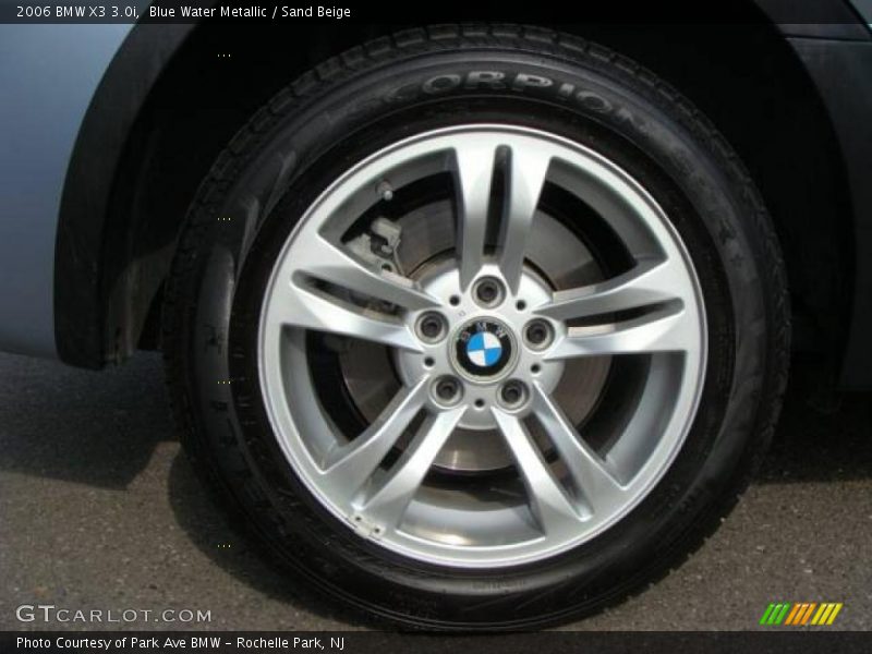 Blue Water Metallic / Sand Beige 2006 BMW X3 3.0i