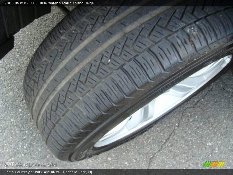 Blue Water Metallic / Sand Beige 2006 BMW X3 3.0i