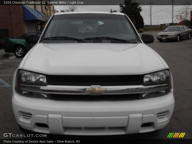 Summit White / Light Gray 2006 Chevrolet TrailBlazer LS