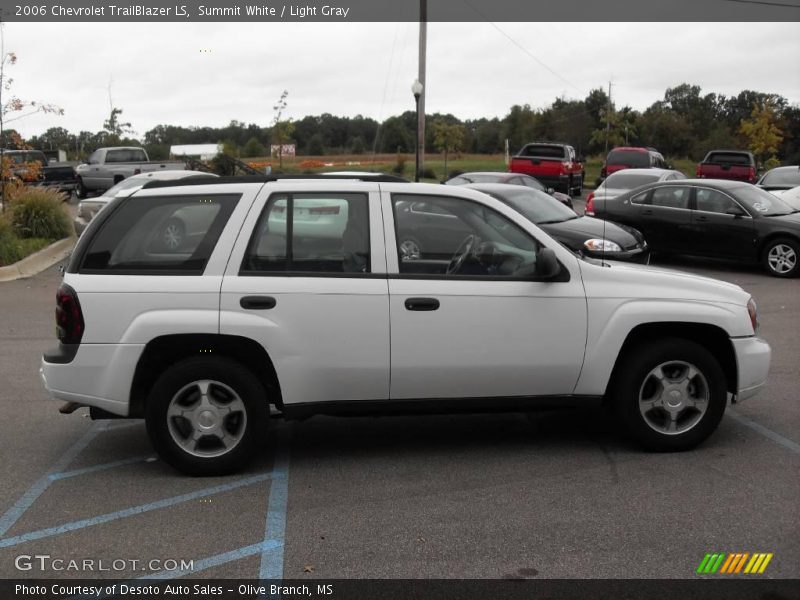 Summit White / Light Gray 2006 Chevrolet TrailBlazer LS
