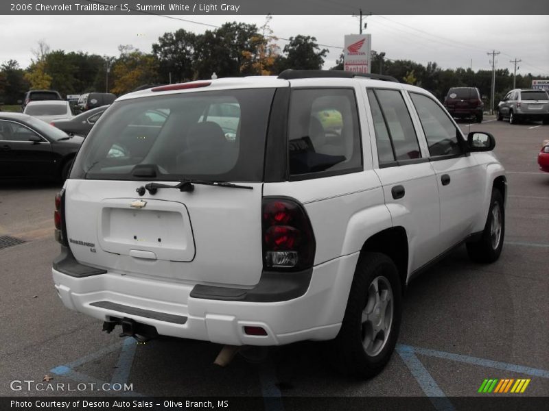 Summit White / Light Gray 2006 Chevrolet TrailBlazer LS