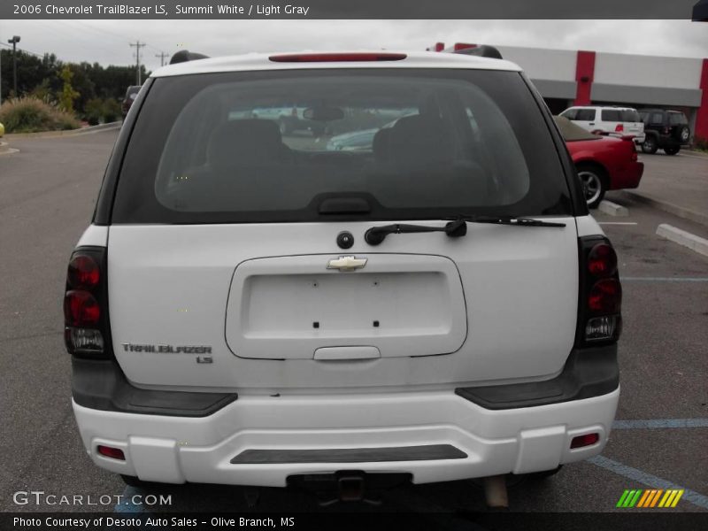 Summit White / Light Gray 2006 Chevrolet TrailBlazer LS