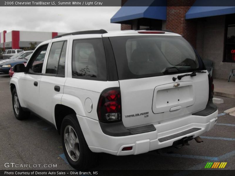 Summit White / Light Gray 2006 Chevrolet TrailBlazer LS