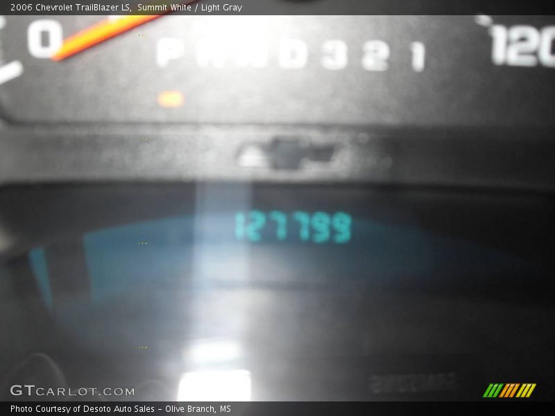 Summit White / Light Gray 2006 Chevrolet TrailBlazer LS