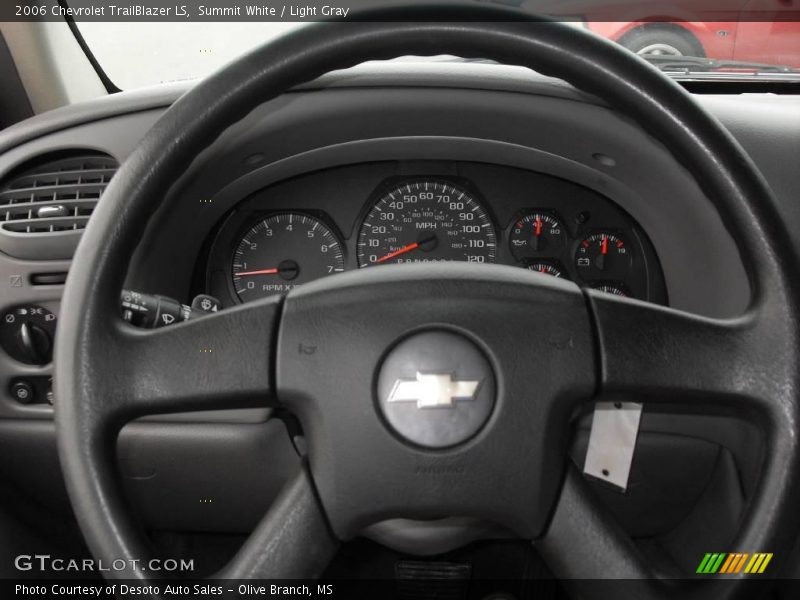 Summit White / Light Gray 2006 Chevrolet TrailBlazer LS