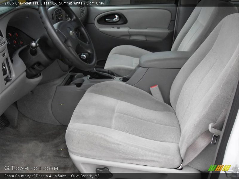 Summit White / Light Gray 2006 Chevrolet TrailBlazer LS