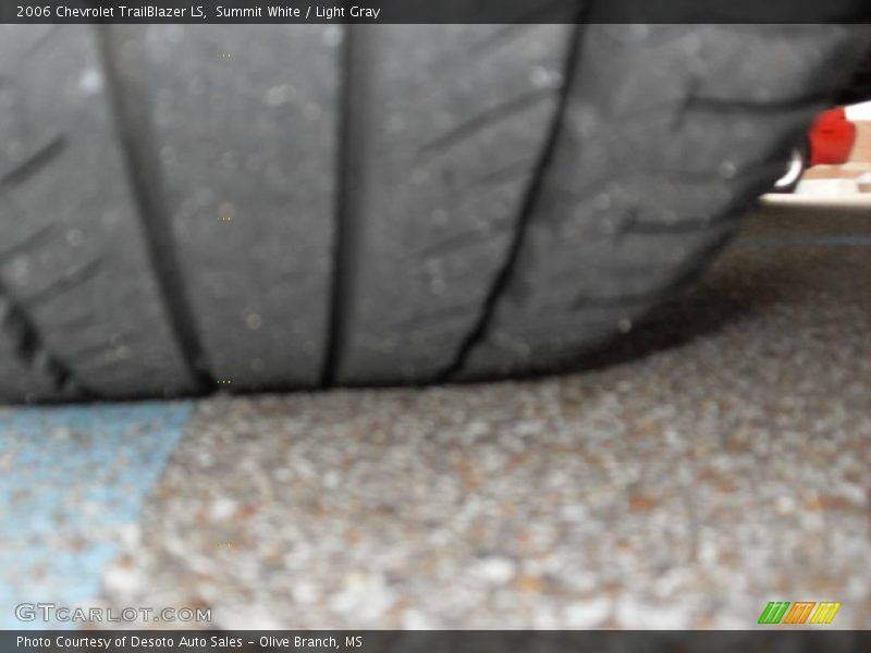 Summit White / Light Gray 2006 Chevrolet TrailBlazer LS