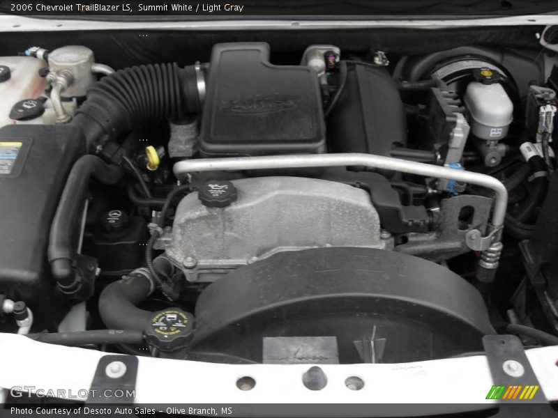 Summit White / Light Gray 2006 Chevrolet TrailBlazer LS