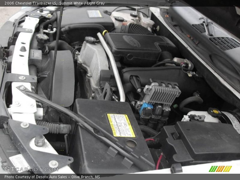 Summit White / Light Gray 2006 Chevrolet TrailBlazer LS