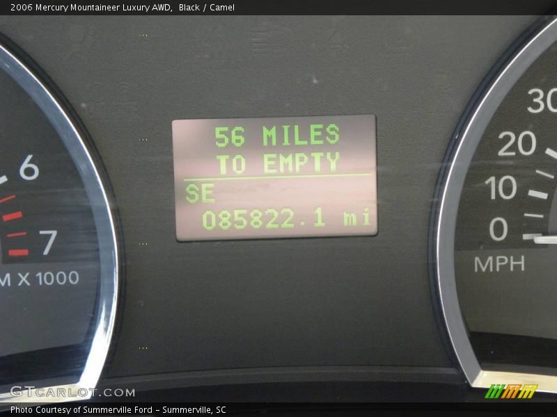 Black / Camel 2006 Mercury Mountaineer Luxury AWD