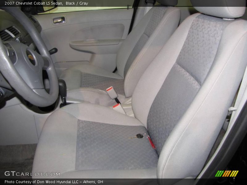 Black / Gray 2007 Chevrolet Cobalt LS Sedan
