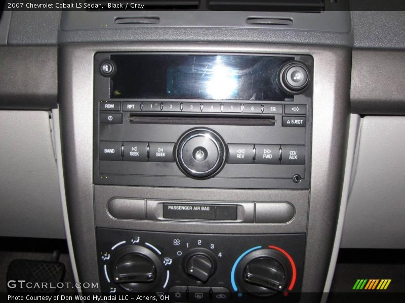 Black / Gray 2007 Chevrolet Cobalt LS Sedan