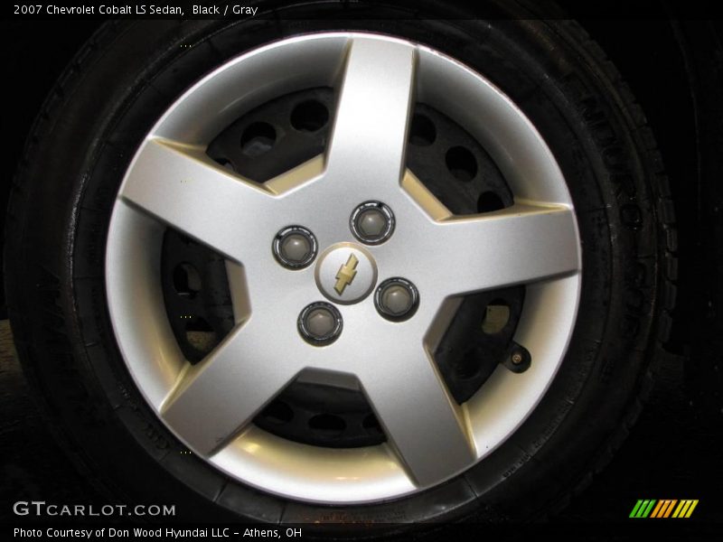 Black / Gray 2007 Chevrolet Cobalt LS Sedan