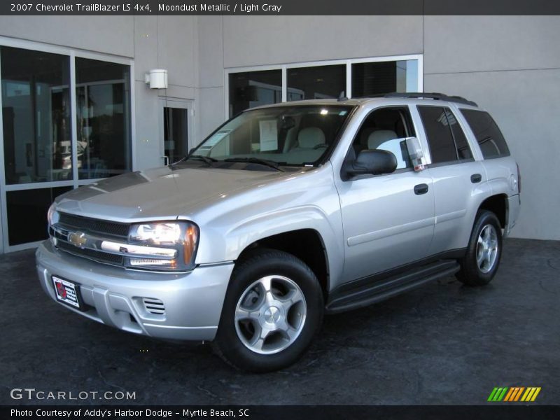 Moondust Metallic / Light Gray 2007 Chevrolet TrailBlazer LS 4x4