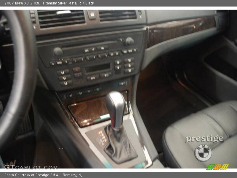 Titanium Silver Metallic / Black 2007 BMW X3 3.0si