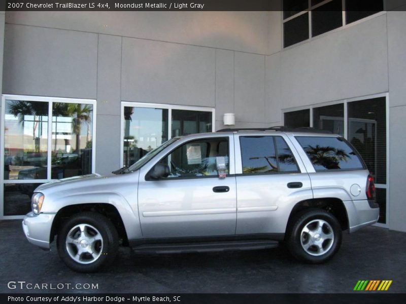 Moondust Metallic / Light Gray 2007 Chevrolet TrailBlazer LS 4x4