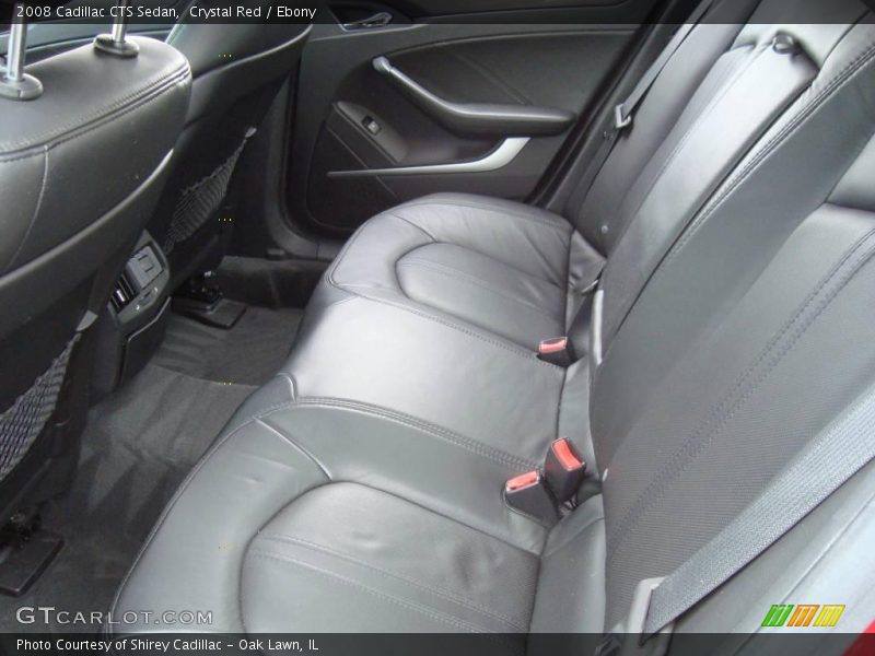 Crystal Red / Ebony 2008 Cadillac CTS Sedan