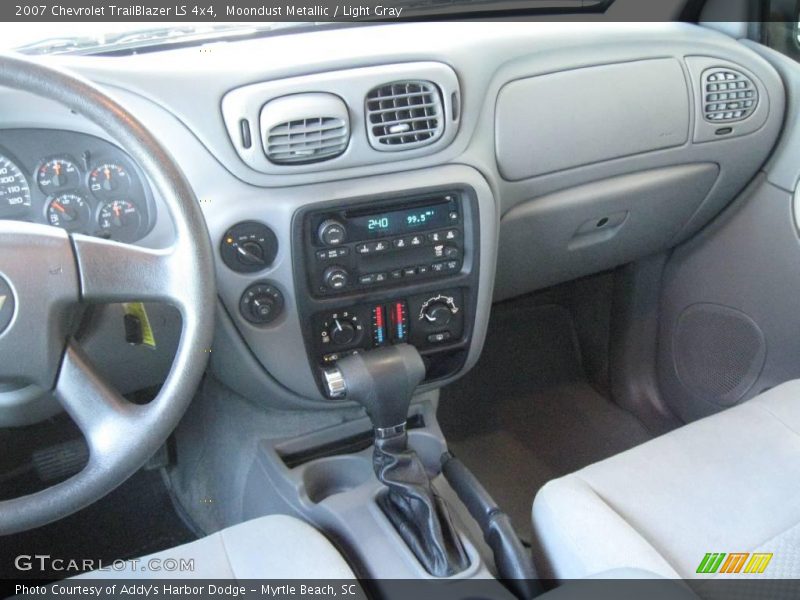 Moondust Metallic / Light Gray 2007 Chevrolet TrailBlazer LS 4x4